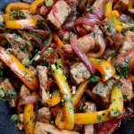 Lomito de cerdo saltado