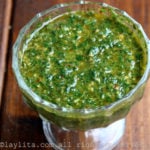 Chimichurri fácil y rápido