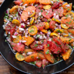 Salsa picante de naranja y frutas citricas con habanero