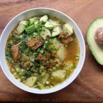 Sopa de quinoa con carne