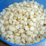 Cuisson du mote (hominy)