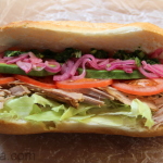 Sandwich de porc rôti