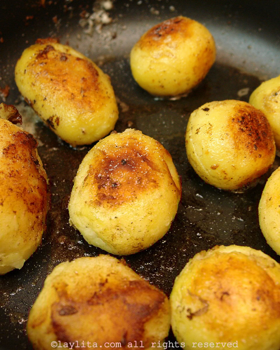 Les pommes de terre sautées au beurre Recettes de Laylita