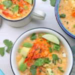 Chaudrée au mais et aux crevettes