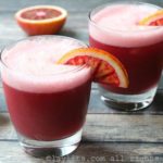 Cocktail pisco sour à l'orange sanguine