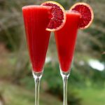 cocktail campari pétillant à l'orange sanguine