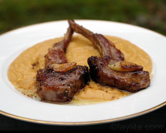 Côtelettes d'agneau grillées à la poêle Recettes de Laylita