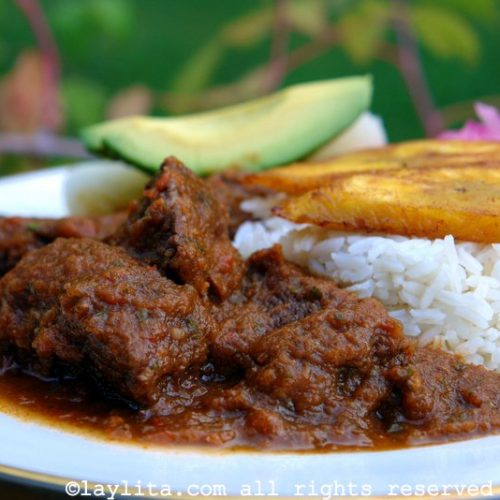 Ragoût de viande au tamarin - Seco de carne ecuatoriano