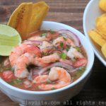 Recipe for Ecuadorian shrimp ceviche