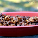 Homemade honey roasted walnuts