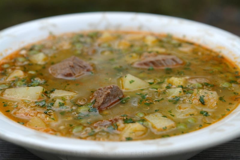 Quinoa and beef soup recipe