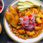 Rice with shrimp recipe {arroz con camarones}