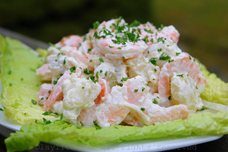 Shrimp potato salad recipe