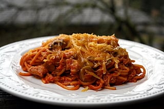 Chicken spaghetti