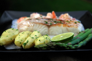 grilled cod