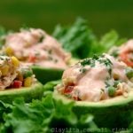Avocados stuffed with tuna salad recipe