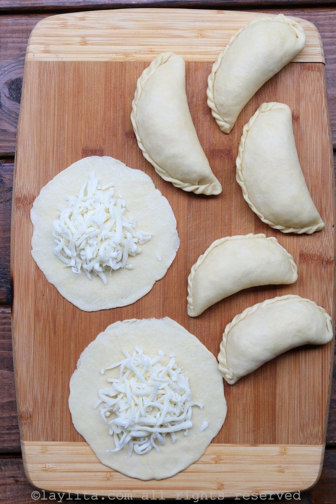 Homemade empanada dough for frying