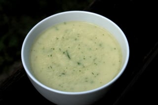 Celery root soup