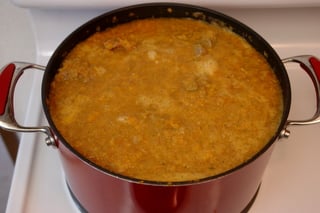 Lamb stew or seco de borrego