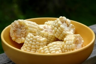 Corn for fish soup