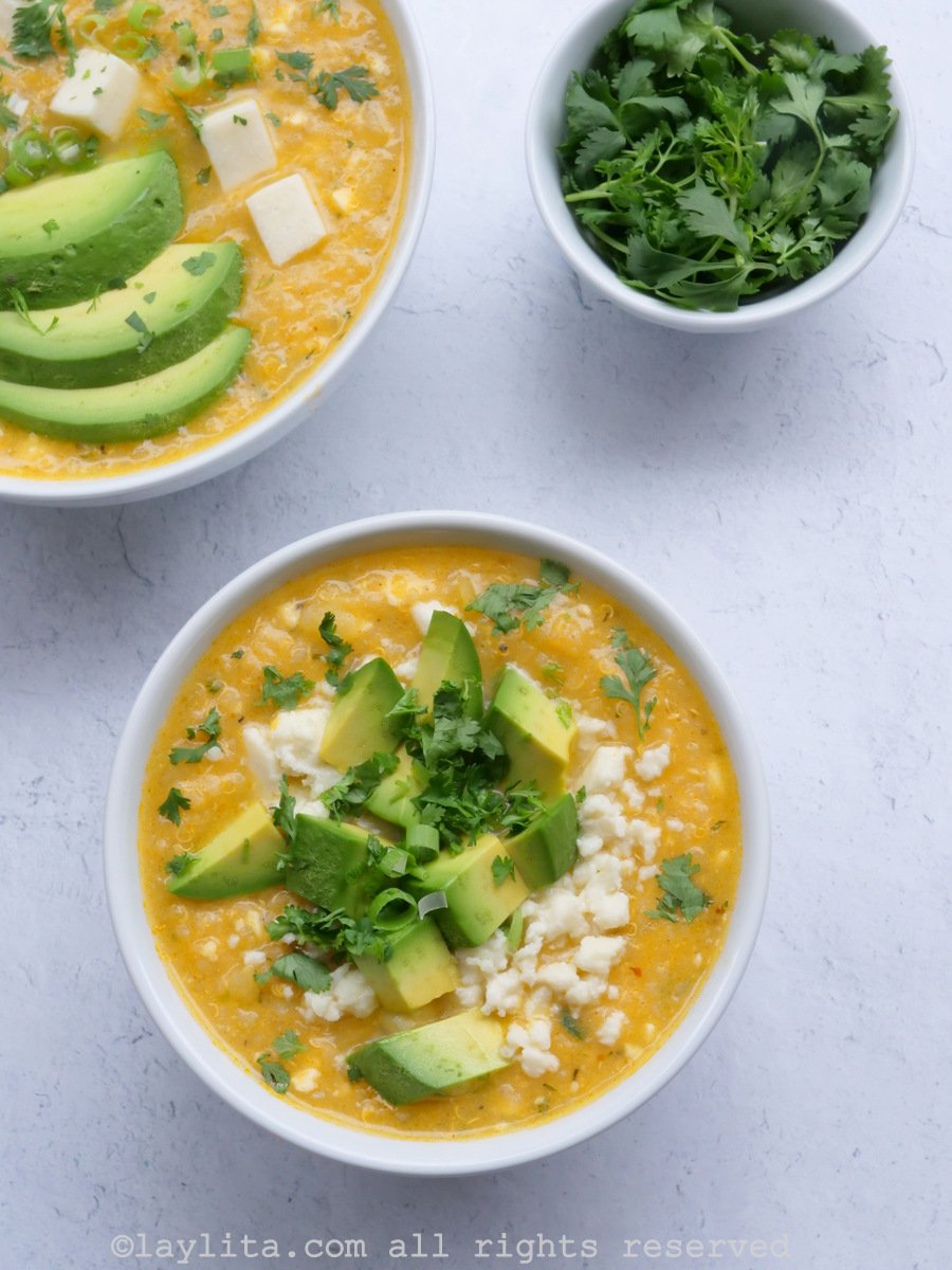 Quinoa and cheese soup {Locro de quinua} Laylita's Recipes