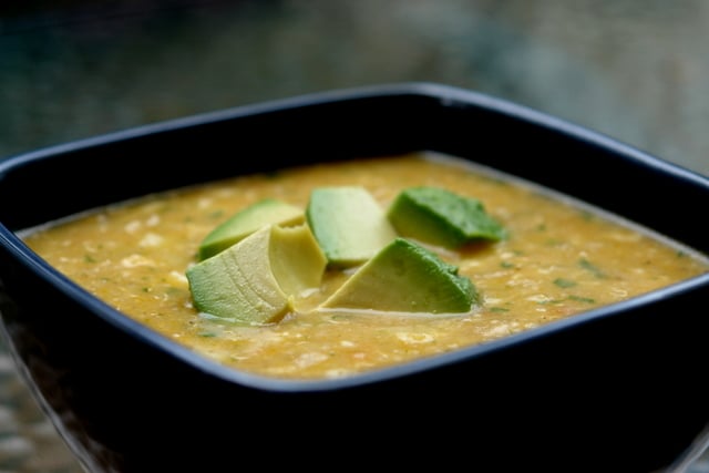 Quinoa and cheese soup