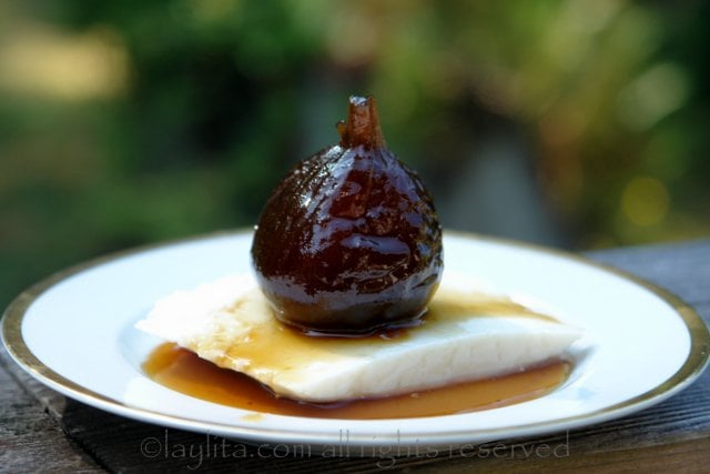 Dulce de higos or figs in syrup