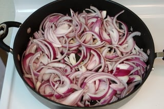 Cook the onions