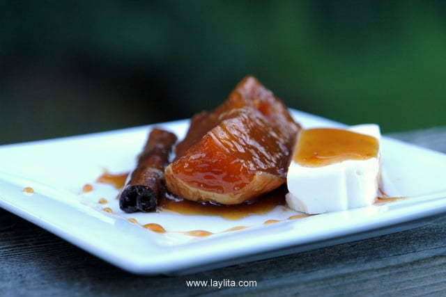 Dulce de zapallo or candied squash in syrup