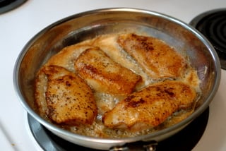 Préparation du canard en sauce framboise 4