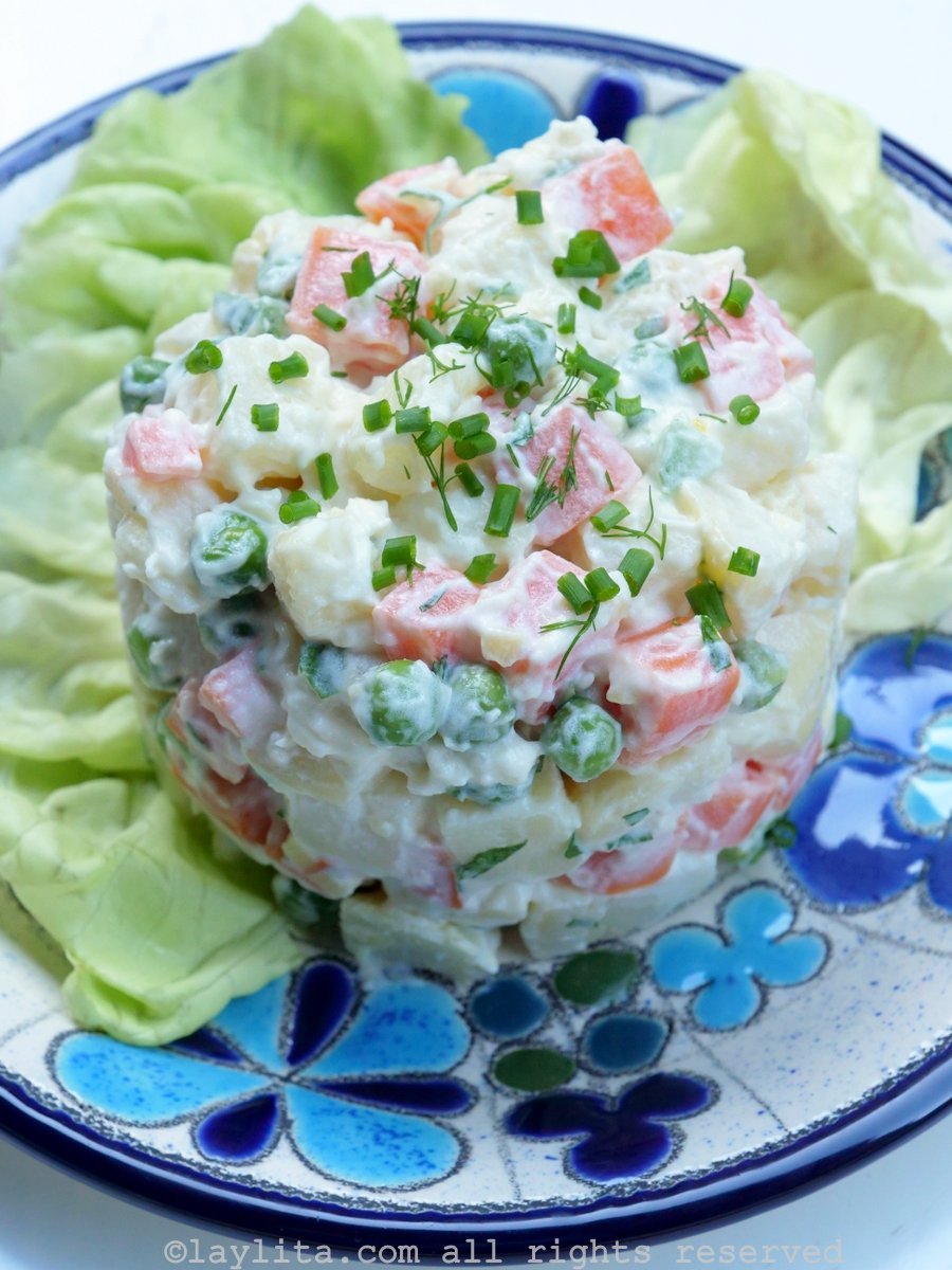 Ensalada rusa potato salad recipe