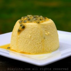 Classic passion fruit mousse recipe with gelatin