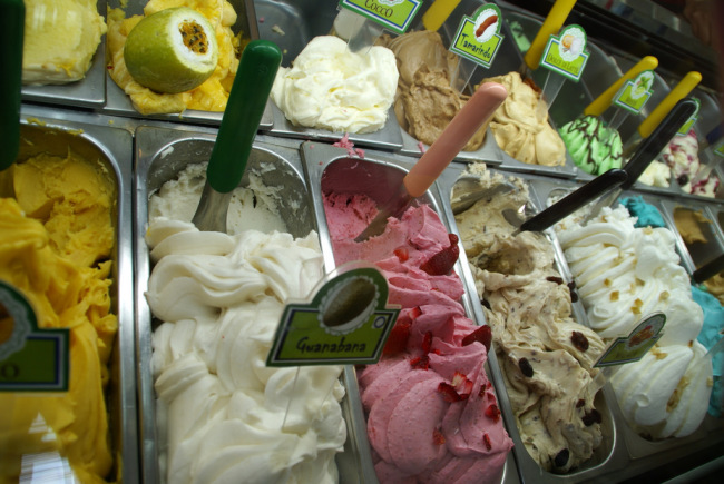 Ice cream at Lekka Lekka