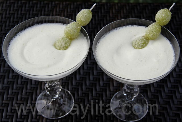 Grape pisco sour {and New Year’s traditions in Latin America}