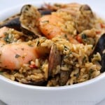 Arroz marinero or seafood rice recipe
