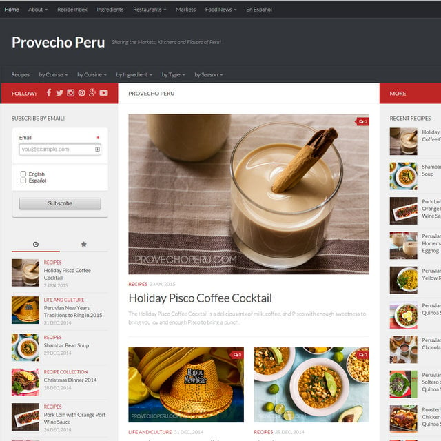 Provecho Peru food blog
