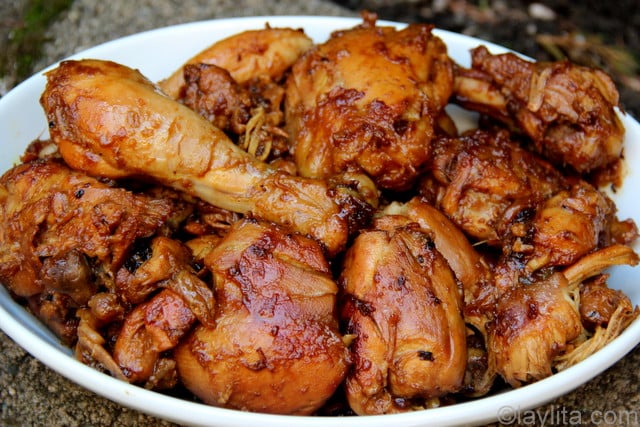 Fritada de gallina recipe preparation