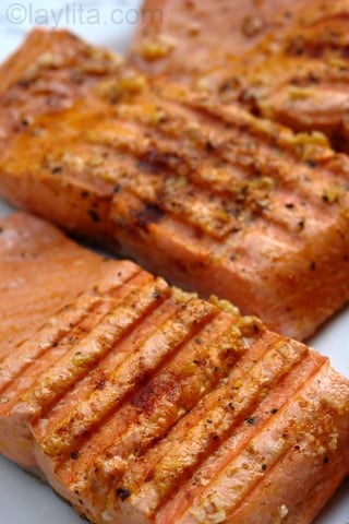 Grilled salmon recipe