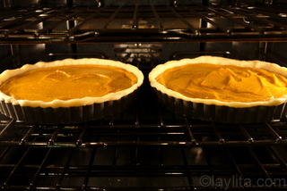 Pumpkin tart recipe preparation photos
