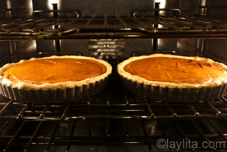 Pumpkin tart recipe preparation photos