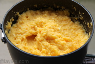 Mashed potatoes recipe prep