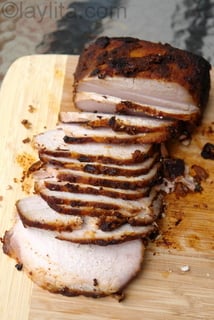 Pernil pork loin recipe