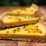 Passion fruit tart