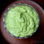 Creamy avocado sauce