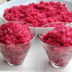Pomegranate granita recipe