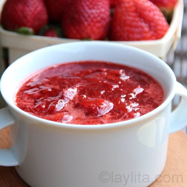 Strawberry sauce recipe