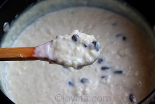Creamy soft homemade arroz con leche or rice pudding recipe