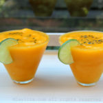 Mango passion fruit margaritas