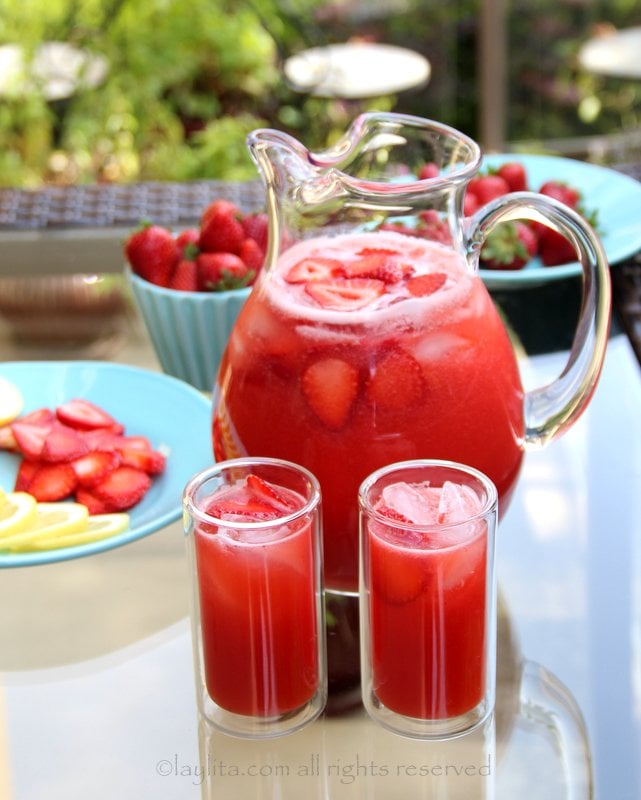 Strawberry lemonade recipe