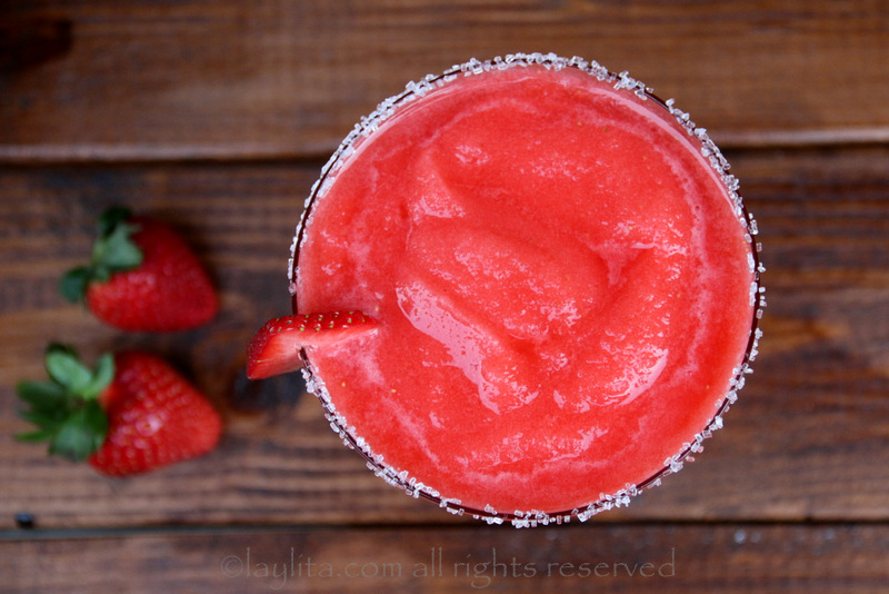 Recipe for frozen strawberry margarita